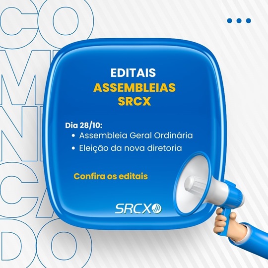 SRCX terá assembleias dia 28